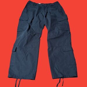 LAPG Tactical Pants Mens 38x30 Black Police Cargo Ripstop